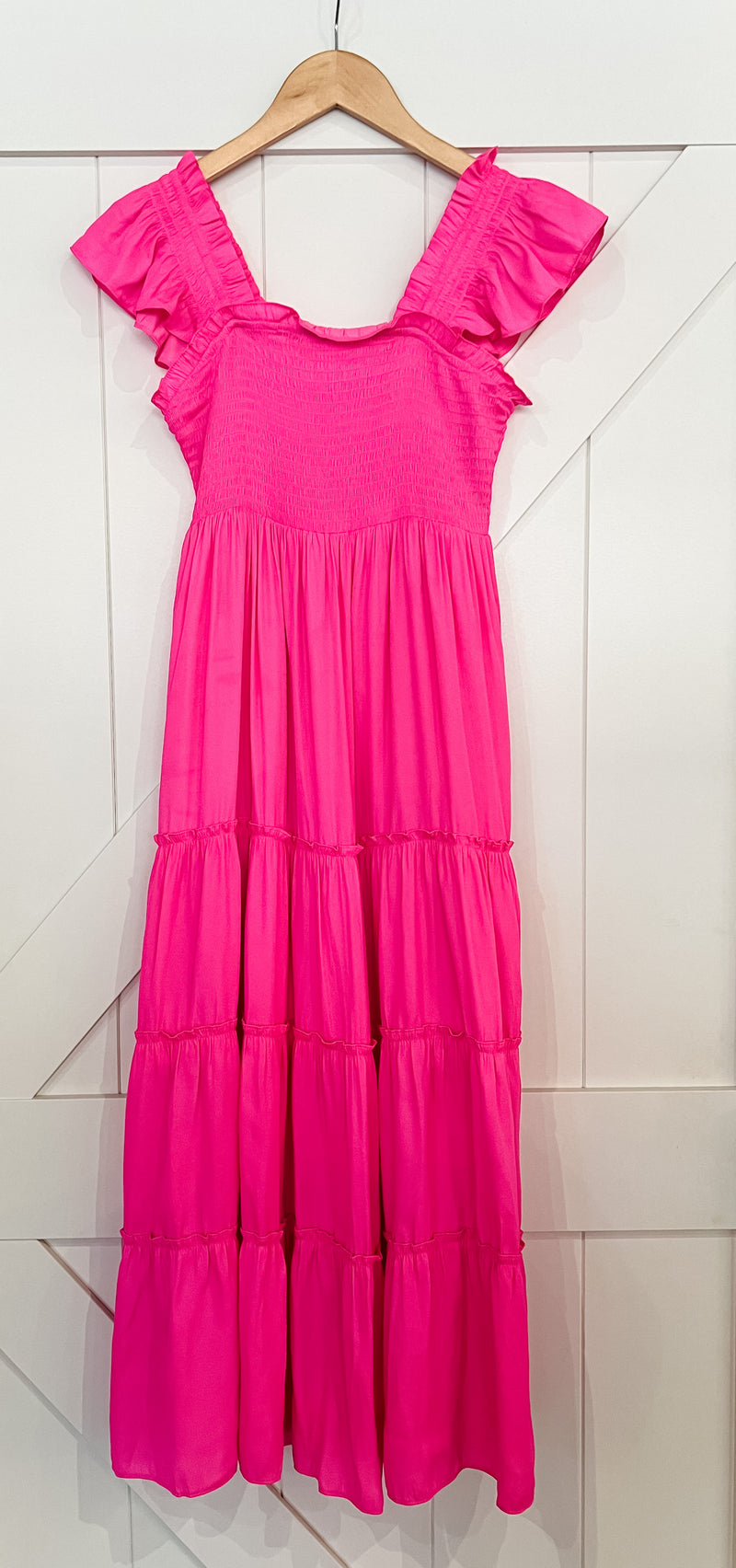 Pink Bubblegum Midi Dress