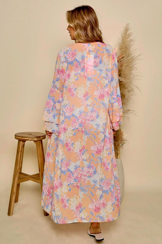 Corl Floral Kimono