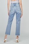 Underestimated High Rise Straight Leg Jeans